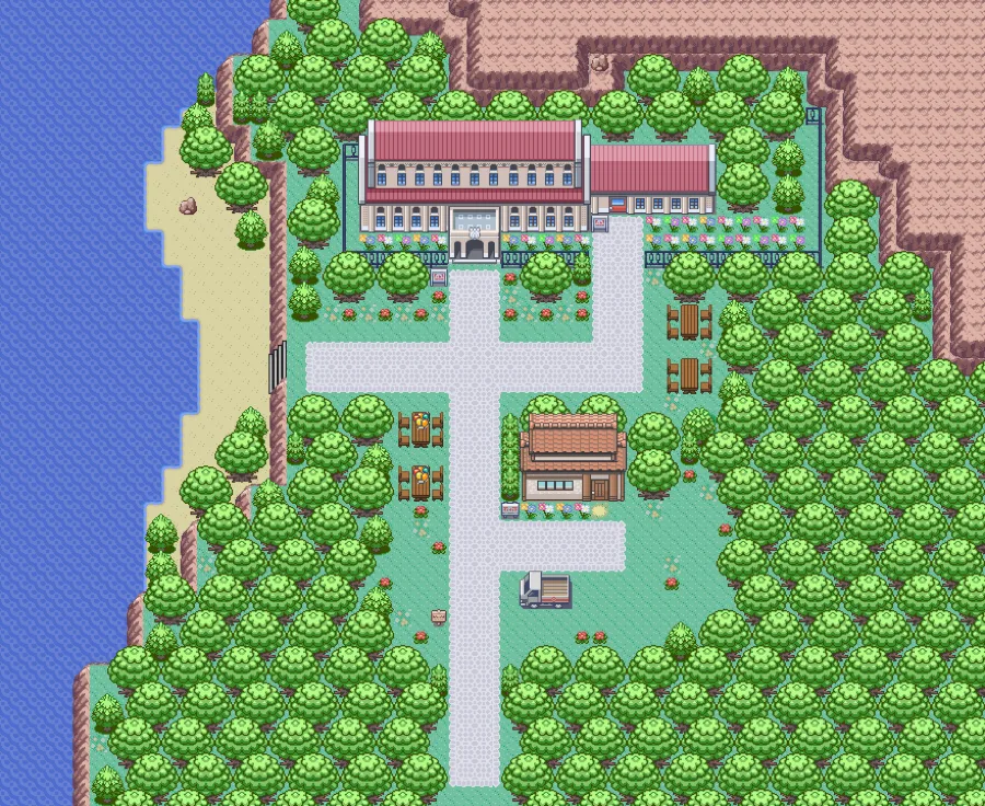 Amberette Town in Pokemon Rejuvenation
